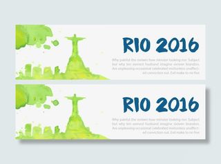 巴西里约奥运会装饰banner
