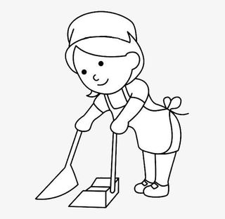 家政阿姨卡通免抠