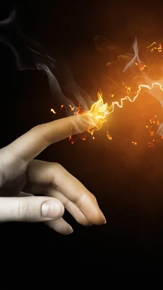 手指火焰H5背景高清