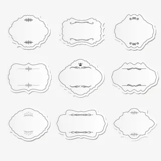 圣诞边框装饰品高清免扣素材免抠