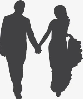 婚礼情人节卡通人物免抠