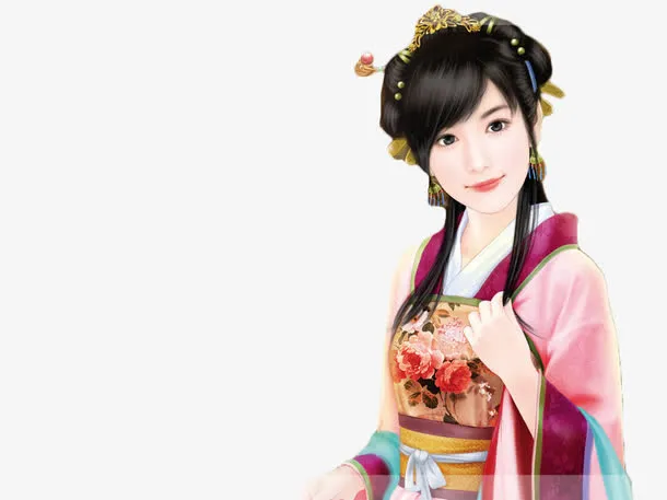 古代美女免抠