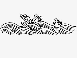 大海的波浪免抠