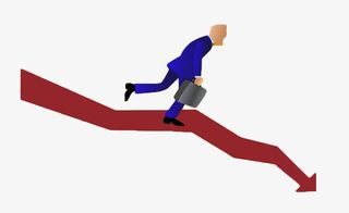 手绘向下箭头免抠