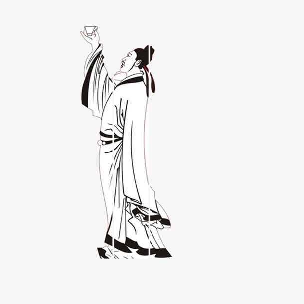 古典诗人免抠