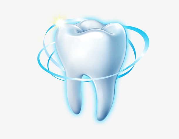 雪白的牙齿素材免抠