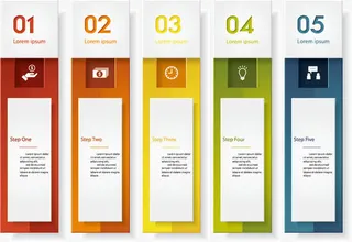 矢量流程图表免抠