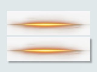 金色亮光光效设计免抠