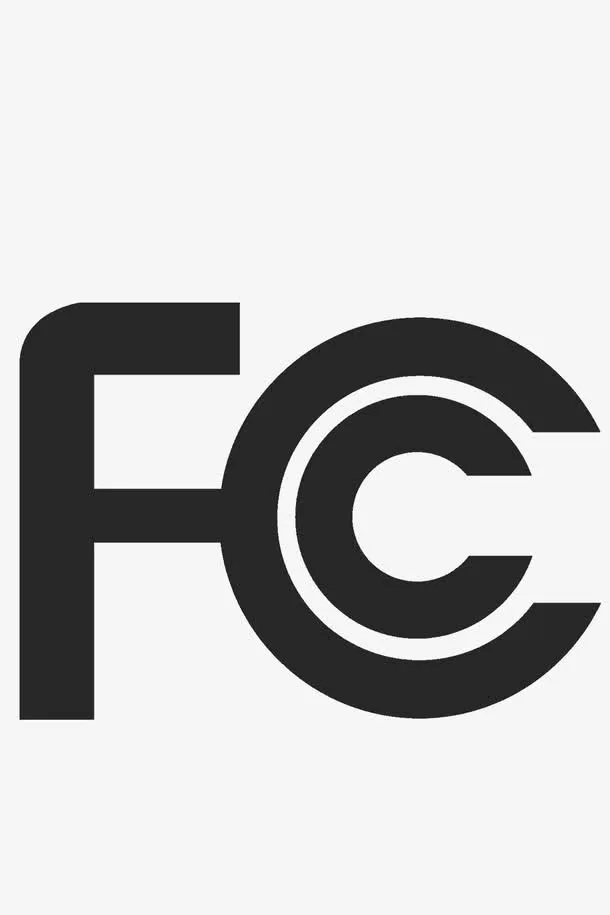 灰色创意fcc认证图免抠