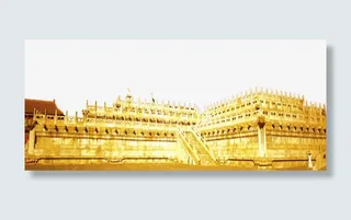 金色皇宫宽屏背景