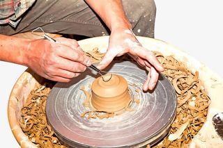 陶艺手工匠免抠