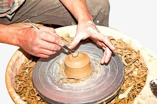 陶艺手工匠免抠