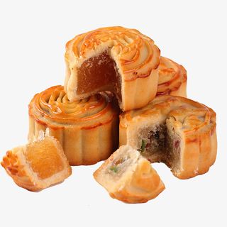 广式迷你五仁小月饼免抠