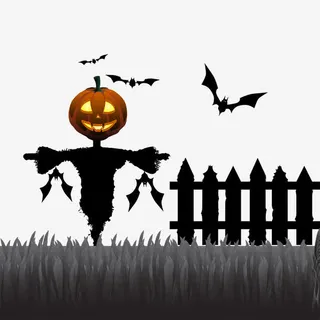 万圣节插图免抠