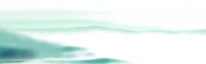 青山绿水油彩画背景高清