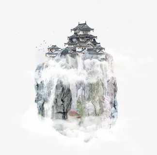 漂浮岛屿免抠 漂浮岛屿免抠