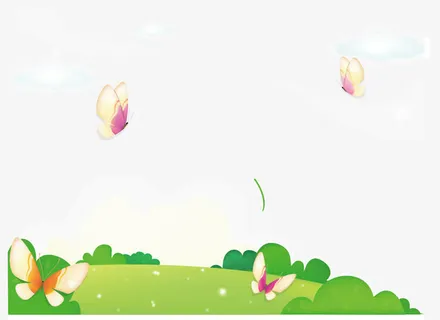 绿色草地矢量图免抠