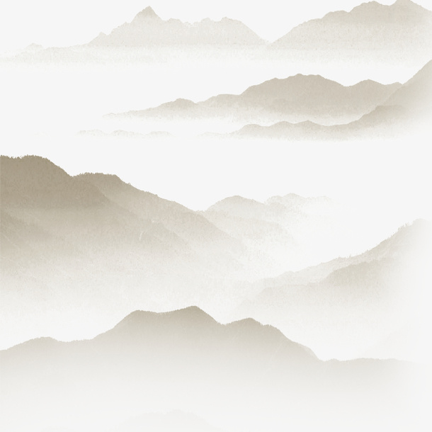 透明山水透明山水免抠