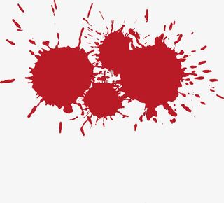 喷溅的墨水免抠装饰墨迹笔触元素