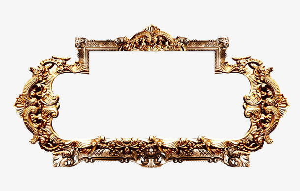 金属框装饰素材免抠