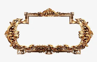 金属框装饰素材免抠