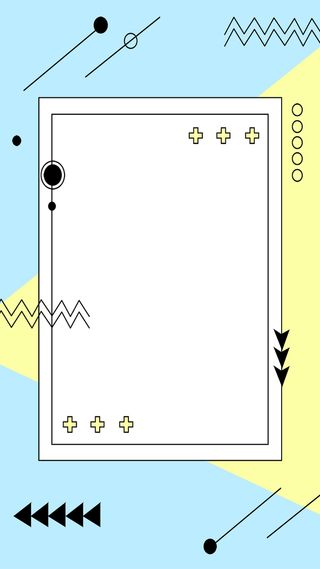 清新几何促销设计背景图高清