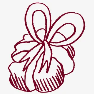 手绘礼物盒免抠