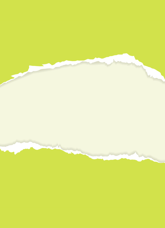 绿色纸质撕痕撕裂空白封面背景高清