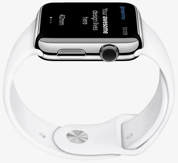 白色iwatch免抠
