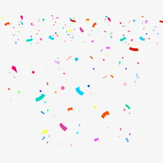 彩带节日漂浮免抠