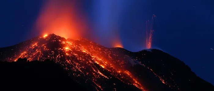 火山背景高清