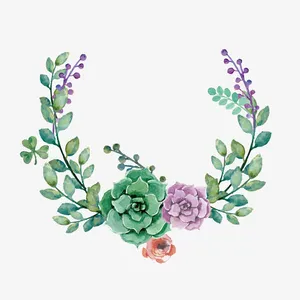 蔷薇花冠免抠