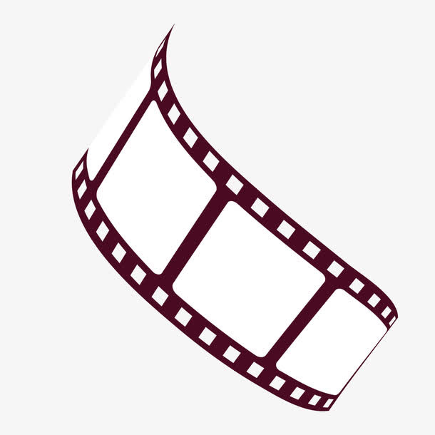 矢量紫色展开的交卷边框免抠