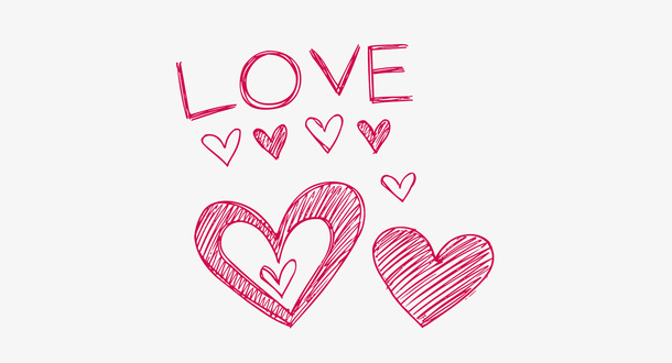 七夕情人节爱情素材免抠