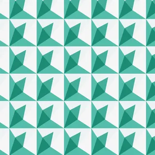 几何形绿色图案矢量无缝背景