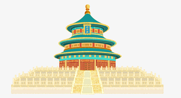 古代建筑物，楼房，阶梯免抠