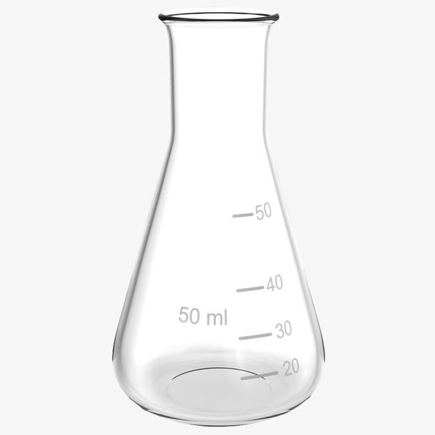 化学透明器材实验杯免抠