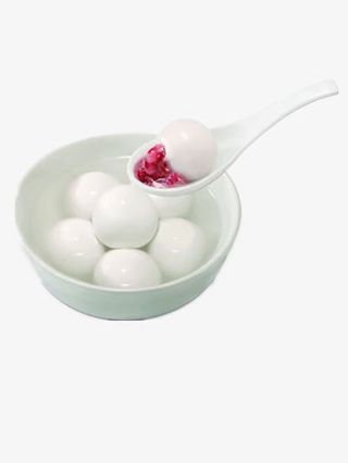 玫瑰馅汤圆免抠