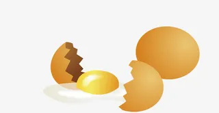 破碎的鸡蛋免抠
