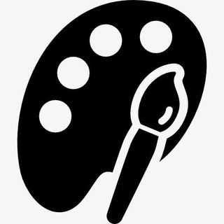 画笔和调色板图标免抠