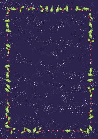 圣诞风格的边框背景图高清