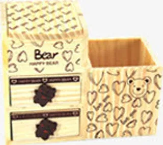 开学季小清新置物盒免抠