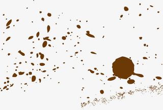 灰色墨迹颗粒纹理素材免抠