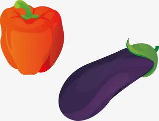 青椒png矢量元素免抠