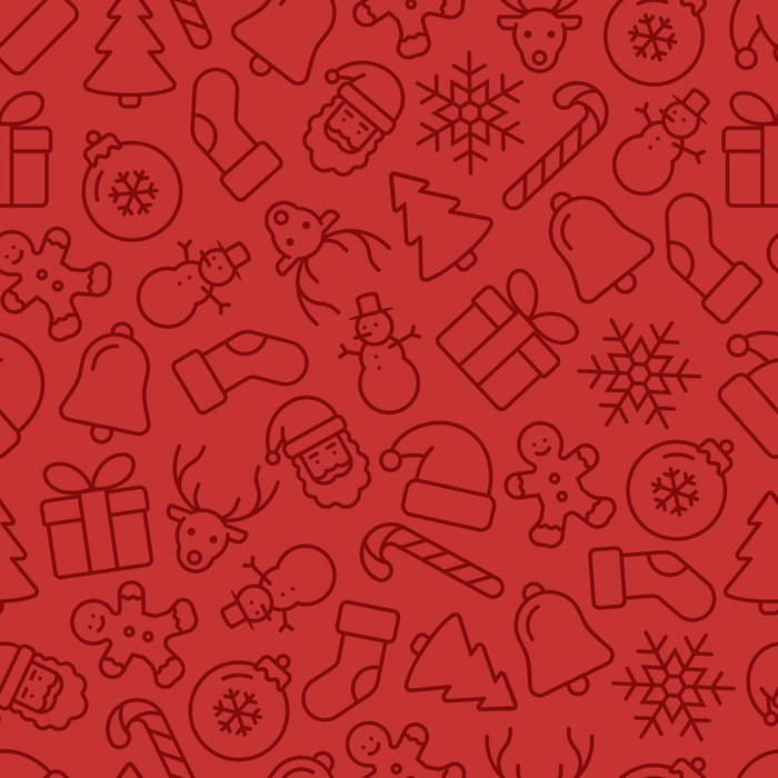 圣诞节手绘小装饰元素高清