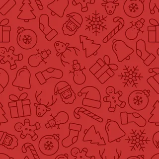 圣诞节手绘小装饰元素高清