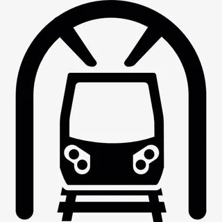 列车在隧道图标免抠