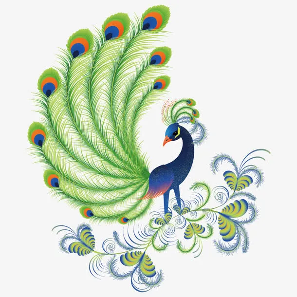 美丽的凤凰免抠