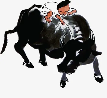 二小放牛学校课文图免抠