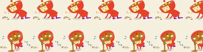 可爱人物纹理背景高清